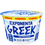 Йогурт натуральный «Exponenta Greek»  - Мир Продуктов №3