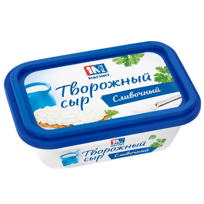 Сыр творожный «1М молочный» сливочный
