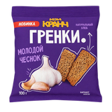 Гренки "Изи кранч" со вкусом молодого чеснока