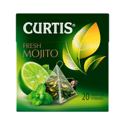 Чай зеленый «Curtis» French Mojito 20 пирамидок
