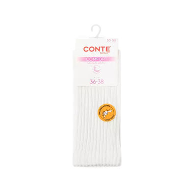 Носки женские Conte Comfort размер 23-25 (36-38) цвет молочный 