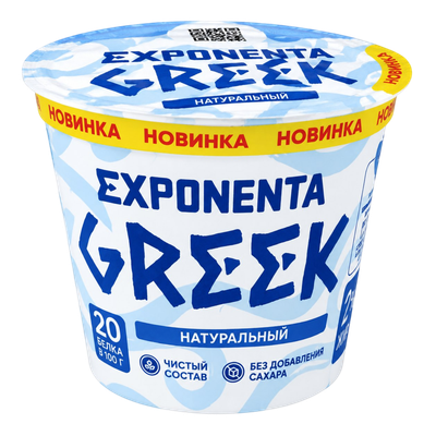 Йогурт натуральный Exponenta Greek