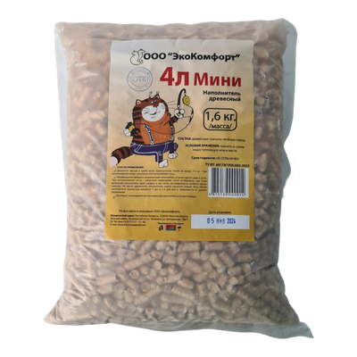 Наполнитель для животных «Мини» древесный