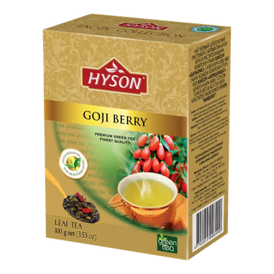 Чай зеленый «HYSON» с ароматом ягод годжи