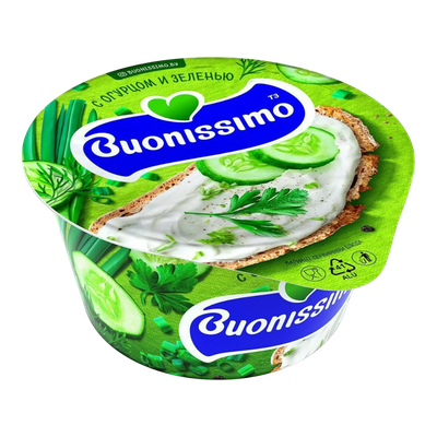 Крем с творогом «Buonissimo» c огурцом и зеленью