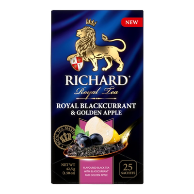 Чай черный «RICHARD» Blackcurrant 25 пакетиков