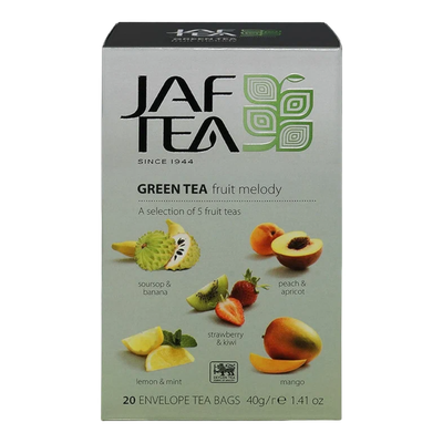 Чайное ассорти «JAF TEA» зеленый 40 пакетиков