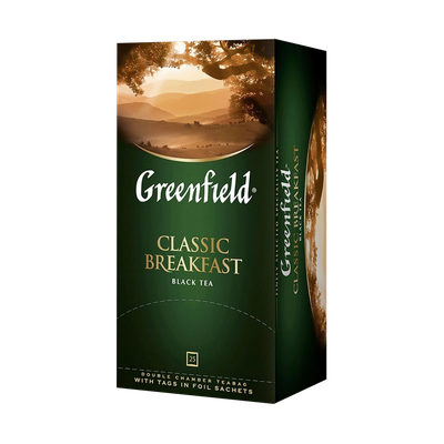 Чай черный «Greenfield» Classic Breakfast 25 пакетиков