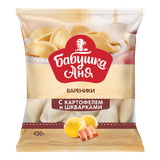 Вареники «Бабушка Аня» с картофелем и шкварками