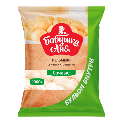 Пельмени «Бабушка Аня» сочные