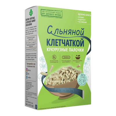 Кукурузные палочки «Лидкон» с льняной клетчаткой