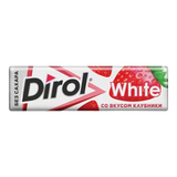Жевательная резинка «Dirol White» клубника