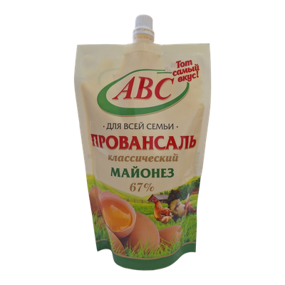 Майонез «ABC» 67% провансаль классический