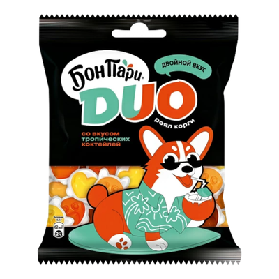 Мармелад жевательный «DUO роял корги» тропический коктейль