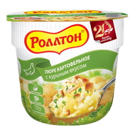 Пюре картофельное «Роллтон» с куриным вкусом - Мир Продуктов №3
