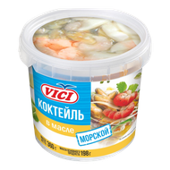 Коктейль из морепродуктов «VICI» морской в масле - Мир Продуктов №4