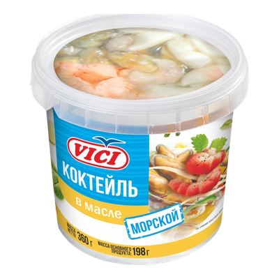 Коктейль из морепродуктов «VICI» морской в масле