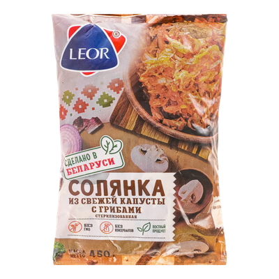 Солянка «Леор» свежая капуста с грибами