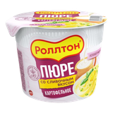 Пюре картофельное «Роллтон» со сливочным вкусом