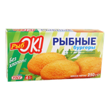 Рыбные бургеры «РыбОК!» в панировке