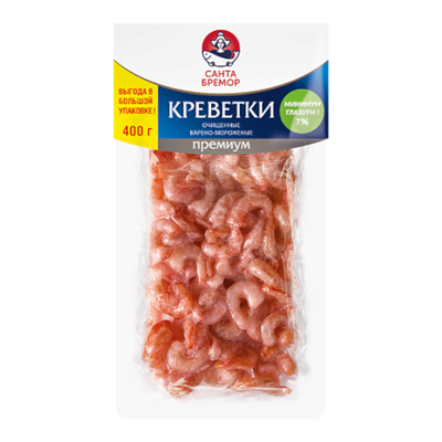 Креветки «Санта Бремор» премиум варено-мороженые