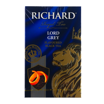 Чай черный «Richard» Lord Grey c ароматом бергамота и лимона