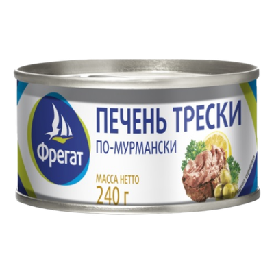 Печень трески «По-мурмански» 