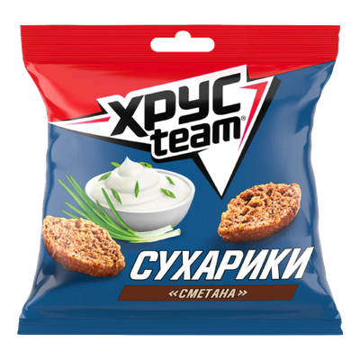 Сухарики «Хрусteam» сметана