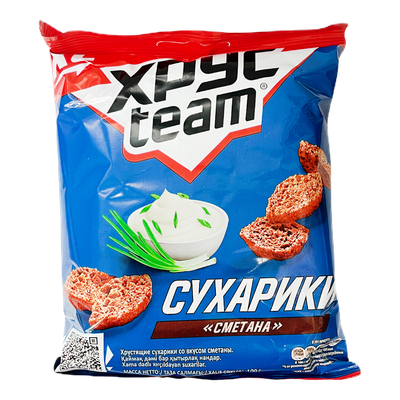 Сухарики «Хрусteam» сметана