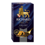 Чай черный «Richard» Lord Grey c ароматом бергамота 25 пакетиков