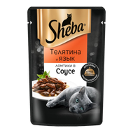 Корм для кошек «Sheba» ломтики телятины и языка - Мир Продуктов №4