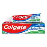 Зубная паста «Colgate» тройное действие с натуральной мятой