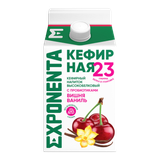 Напиток кефирный «Exponenta» вишня-ваниль