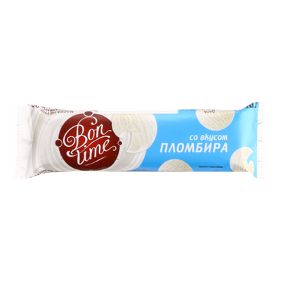 Батончик «Bon Time» вкус пломбира