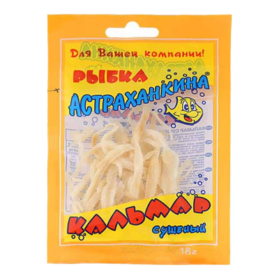 Кальмар сушено-вяленый «Астраханкина рыбка» стружка