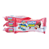 Бисквитное пирожное «Snow Max» с клубничной начинкой