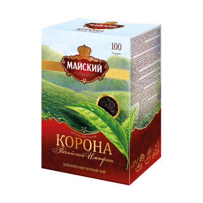 Чай черный «Майский» Корона Российский Империи 