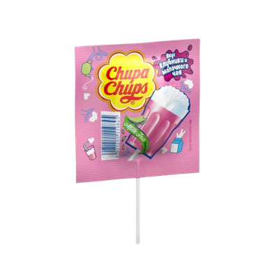 Карамель «Chupa Chups Milk Tea» вкус клубники и молочного чая